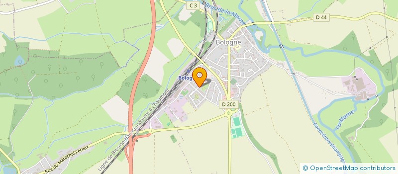 localisation de l'entreprise MADAME GUYLAINE COLLIN à BOLOGNE