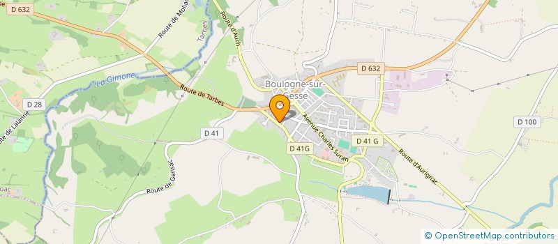 localisation de l'entreprise MADAME GUYLAINE CONTRERAS à BOULOGNE-SUR-GESSE