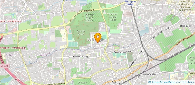 localisation de l'entreprise MADAME GUYLAINE DESCAMPS  MERIGNAC