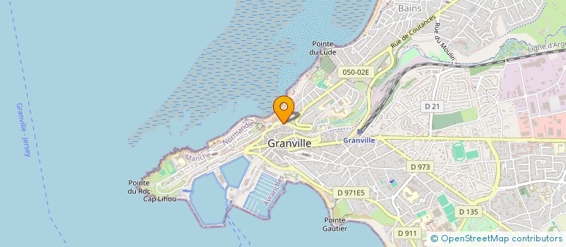 localisation de l'entreprise MADAME GUYLAINE DUPONT  GRANVILLE