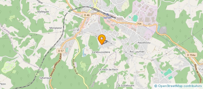 localisation de l'entreprise MADAME GUYLAINE GATEAU  SARLAT-LA-CANEDA