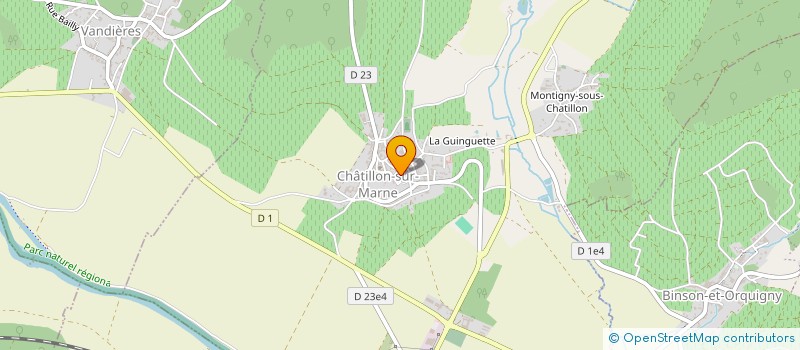 localisation de l'entreprise MADAME GUYLAINE GUEDEZ  CHATILLON-SUR-MARNE