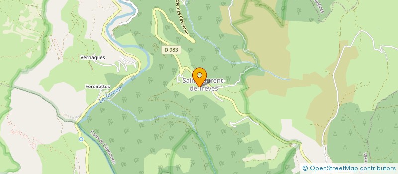 localisation de l'entreprise MADAME GUYLAINE HAREAU à CANS ET CEVENNES