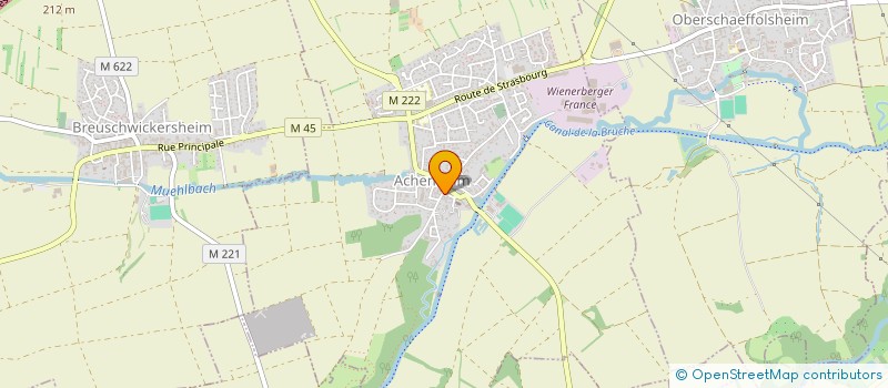 localisation de l'entreprise MADAME GUYLAINE HUGONIN  ACHENHEIM