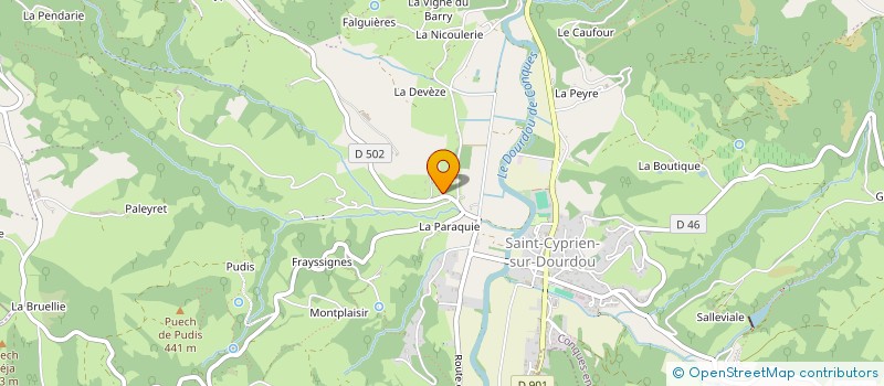 localisation de l'entreprise MADAME GUYLAINE JALBERT à CONQUES-EN-ROUERGUE
