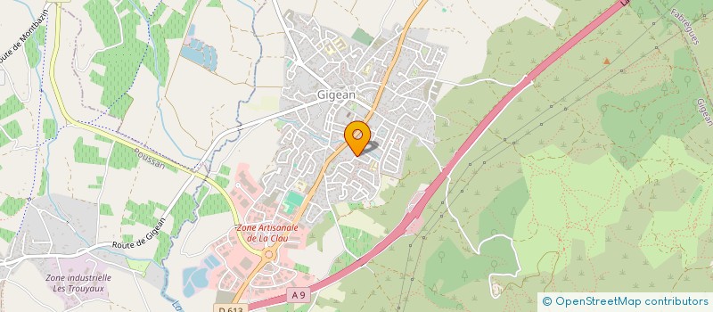 localisation de l'entreprise MADAME GUYLAINE JEAN  GIGEAN