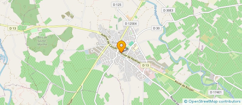 localisation de l'entreprise MADAME GUYLAINE JOURDAN  ROUJAN