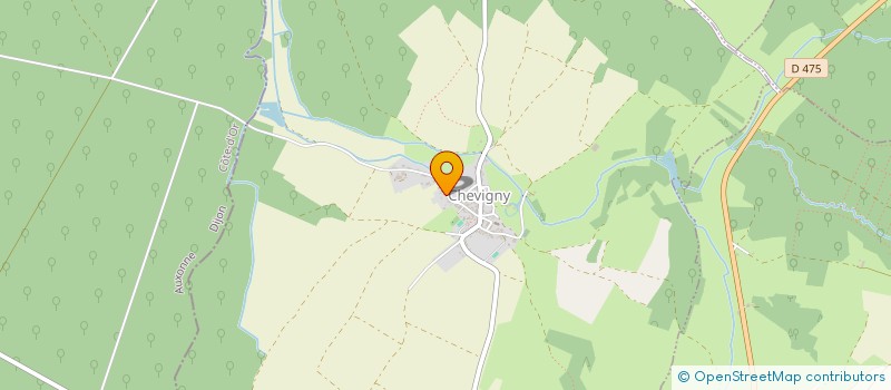 localisation de l'entreprise MADAME GUYLAINE LAPOPIN  CHEVIGNY