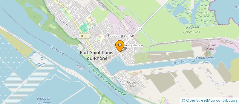 localisation de l'entreprise MADAME GUYLAINE LAURO à PORT-SAINT-LOUIS-DU-RHONE