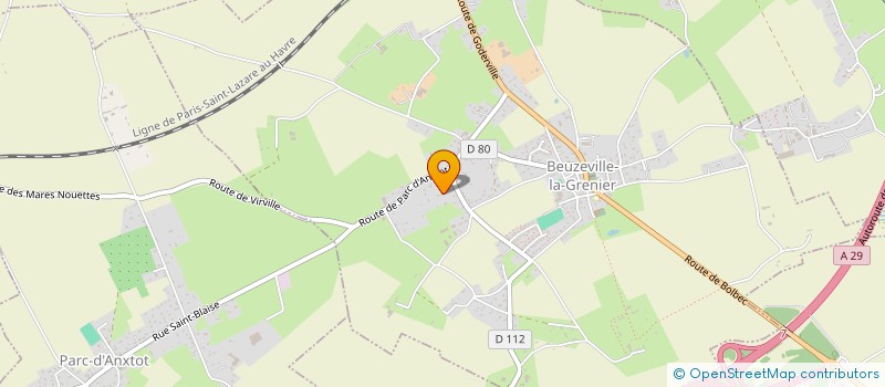 localisation de l'entreprise MADAME GUYLAINE LEBAIR à BEUZEVILLE-LA-GRENIER