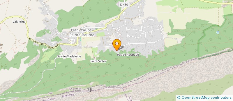 localisation de l'entreprise MADAME GUYLAINE LETA à PLAN-D'AUPS-SAINTE-BAUME