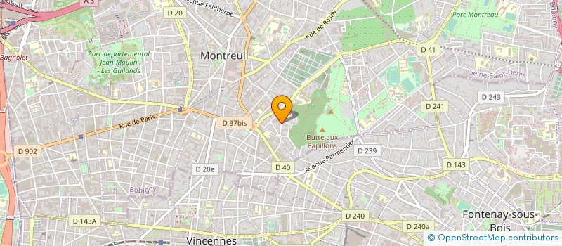 localisation de l'entreprise MADAME GUYLAINE MOI à MONTREUIL
