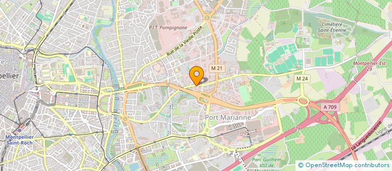 localisation de l'entreprise MADAME GUYLAINE OLIER  MONTPELLIER
