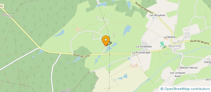 localisation de l'entreprise MADAME GUYLAINE PACHE  MONTILLY