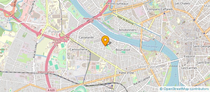 localisation de l'entreprise MADAME GUYLAINE PERRIN à TOULOUSE