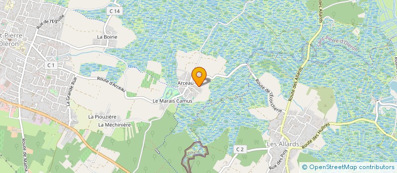 localisation de l'entreprise MADAME GUYLAINE PREAUCHAT  SAINT-PIERRE-D'OLERON