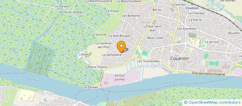 localisation de l'entreprise MADAME GUYLAINE RETIER à COUERON