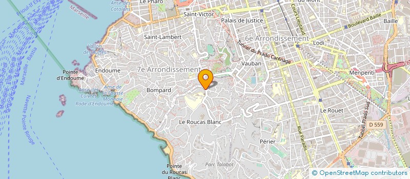 localisation de l'entreprise MADAME GUYLAINE RIGAL  MARSEILLE