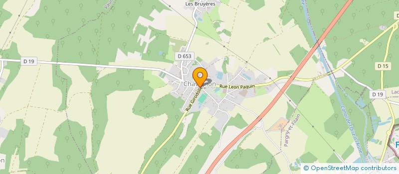 localisation de l'entreprise MADAME GUYLAINE SAROQ  CHAVIGNON