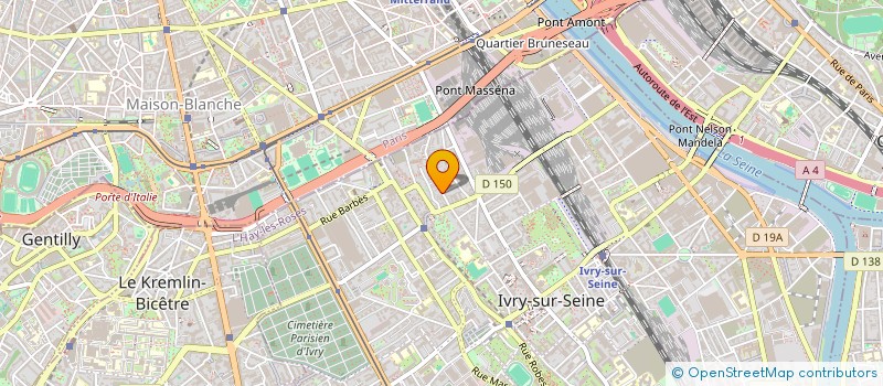 localisation de l'entreprise MADAME GUYLAINE SIOUSARRAN  IVRY SUR SEINE