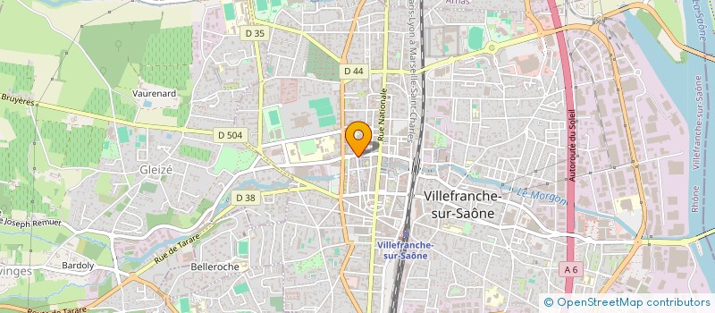 localisation de l'entreprise MADAME GUYLAINE SOUMBO  VILLEFRANCHE-SUR-SAONE