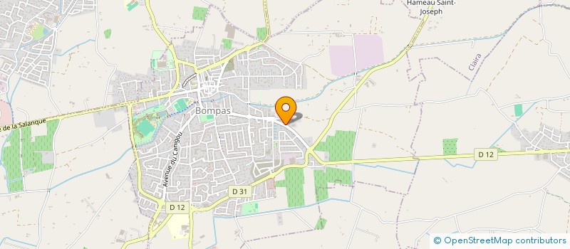 localisation de l'entreprise MADAME GUYLENE AMELINE  BOMPAS