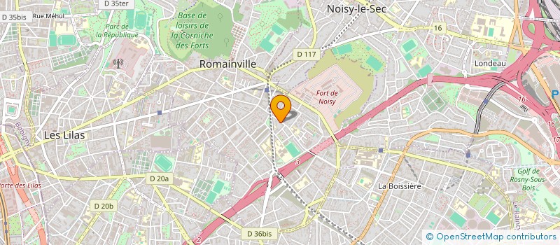 localisation de l'entreprise MADAME GUYLENE BARRIERE à ROMAINVILLE