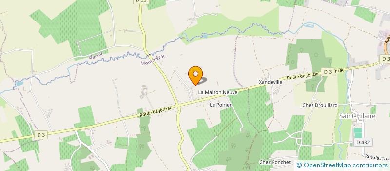 localisation de l'entreprise MADAME GUYLENE BERNARD  LACHAISE