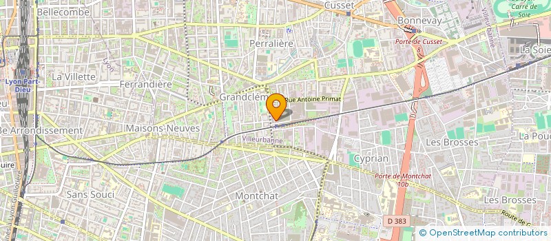 localisation de l'entreprise MADAME GUYLENE CHEVALIER  ROANNE