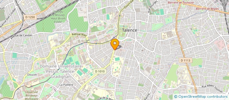 localisation de l'entreprise MADAME GUYLENE CHRISTINE  TALENCE