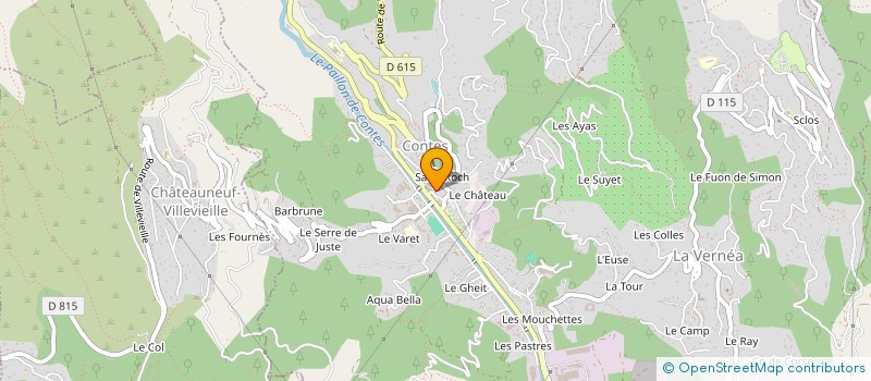 localisation de l'entreprise MADAME GUYLENE DERMENONVILLE  CONTES