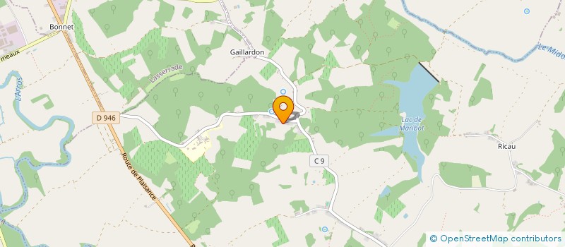 localisation de l'entreprise MADAME GUYLENE DRAPIER  PRECHAC-SUR-ADOUR