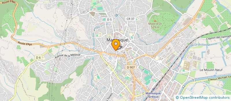 localisation de l'entreprise MADAME GUYLENE GAUTHIER à MANOSQUE