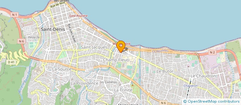 localisation de l'entreprise MADAME GUYLENE GOEBEL  SAINT-DENIS