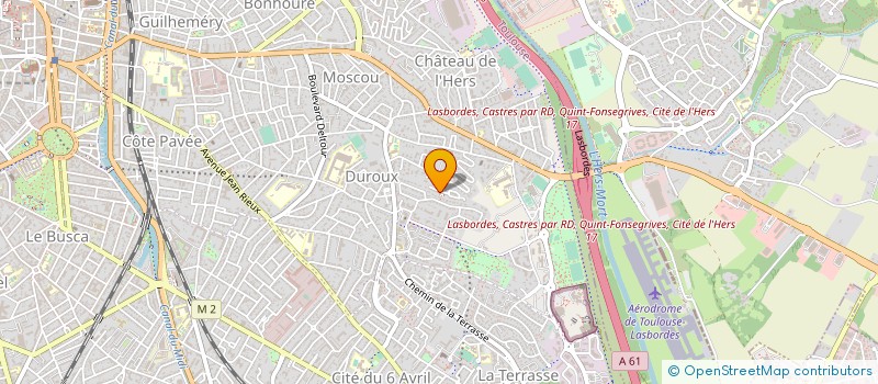 localisation de l'entreprise MADAME GUYLENE MARTIN à TOULOUSE