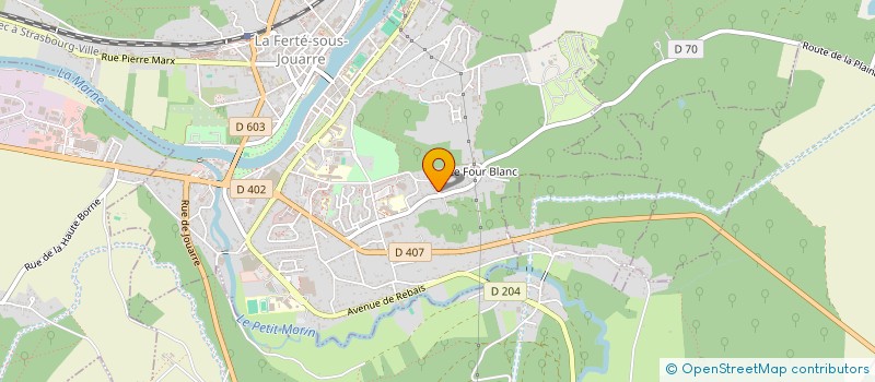 localisation de l'entreprise MADAME GUYLENE ONESTAS à LA FERTE-SOUS-JOUARRE
