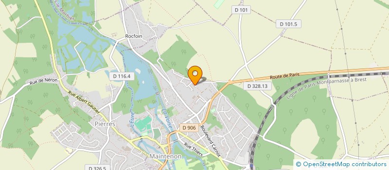 localisation de l'entreprise MADAME GUYLENE PICHARD à MAINTENON