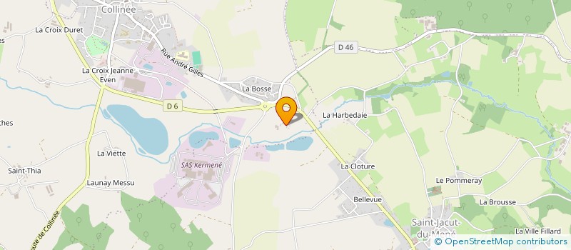 localisation de l'entreprise MADAME GUYLENE POILVERT à LE MENE