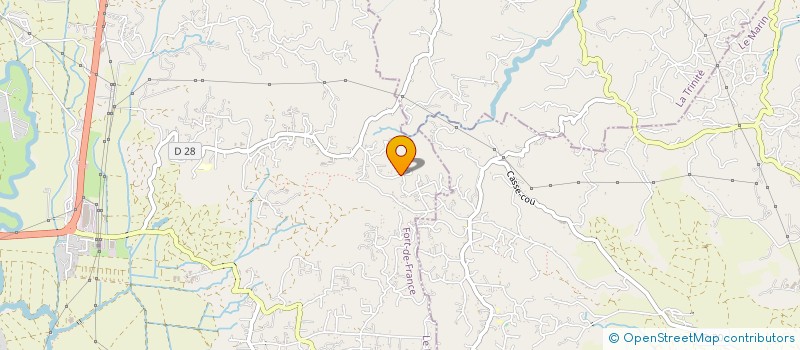 localisation de l'entreprise MADAME GUYLENE TIBO  LE LAMENTIN