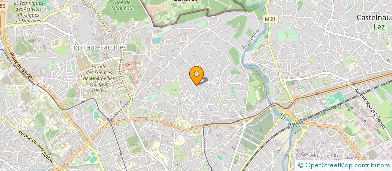 localisation de l'entreprise MADAME GUYLLENE BEAUMONT à MONTPELLIER