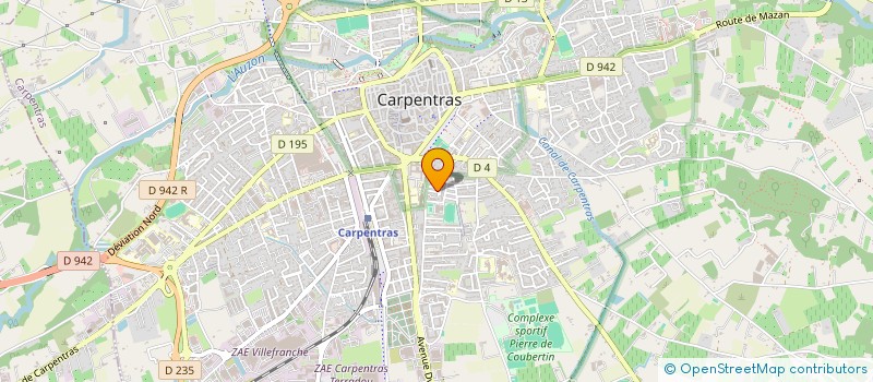 localisation de l'entreprise MADAME GWANAELLE COEURJOLY  CARPENTRAS