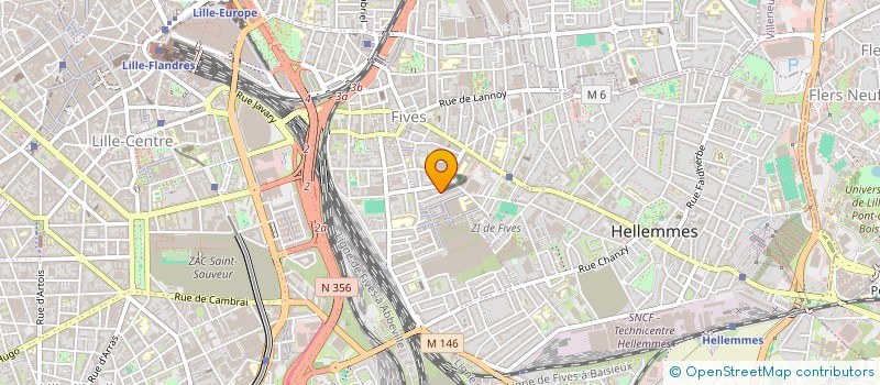 localisation de l'entreprise MADAME GWANAELLE FACON  LILLE