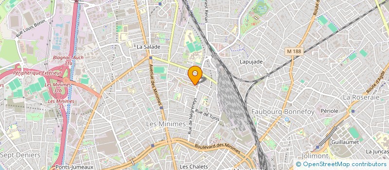 localisation de l'entreprise MADAME GWENAEL BLANC à TOULOUSE