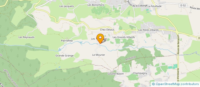 localisation de l'entreprise MADAME GWENAEL BOILLIN à AMBIERLE