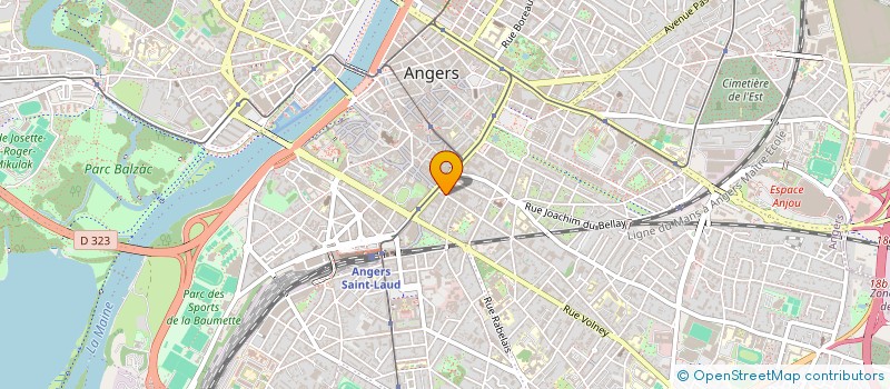 localisation de l'entreprise MADAME GWENAEL LE BERRE  ANGERS