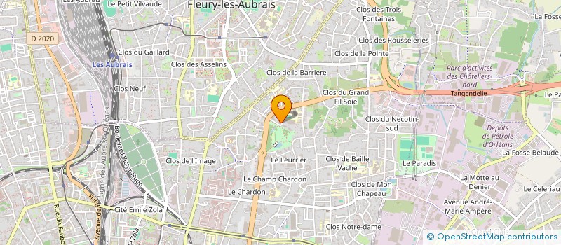 localisation de l'entreprise MADAME GWENAEL ROULON à ORLEANS