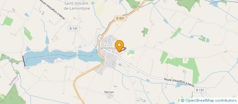 localisation de l'entreprise MADAME GWENAEL ROUSSIASSE  LAMONTJOIE