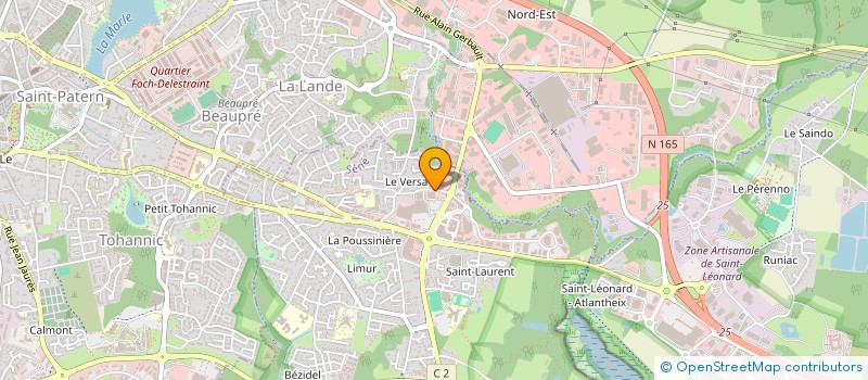 localisation de l'entreprise MADAME GWENAELE BRETECHE à SAINT-PHILIBERT