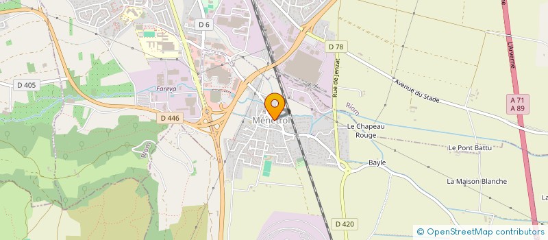 localisation de l'entreprise MADAME GWENAELE CHARMETANT  MARSAT