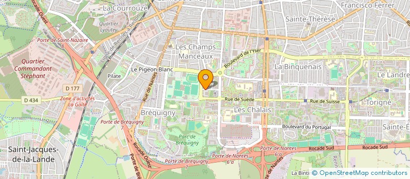 localisation de l'entreprise MADAME GWENAELE LE DORZE  RENNES